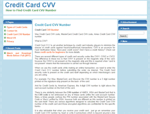 Tablet Screenshot of creditcardcvv.com